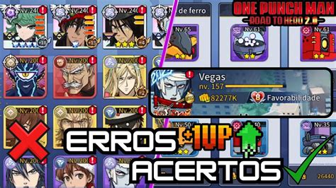 Analise De Conta Confira Dicas Como Upar Rapidamente Vegas One Punch