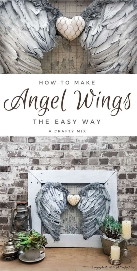 Make Your Own Heavenly Angel Wings Wall Decor Angel Wings Decor