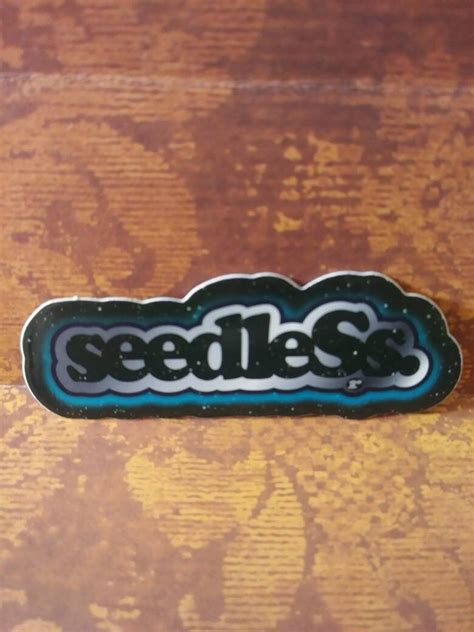 Seedless Brand Vinyl Sticker Etsy