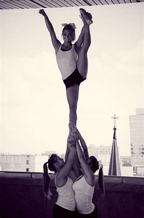 Amazing Cheer Stunt You Should Try Cheer Stunts Cool Cheer Stunts