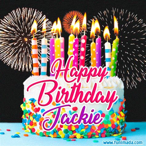 Jackie Birthday Cake