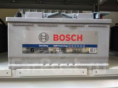 Продам новый АКБ Bosch AGM S6 013 12V 95Ah 850A, прямая (правое), 95 А ...