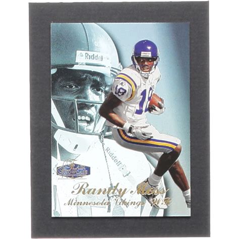 Randy Moss Flair Showcase Row Rc Pristine Auction