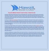 Royal Caribbean Hawaii Cruise Reviews - Hawaii Cruises