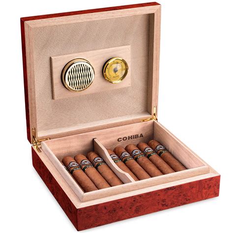 Buy CIGARLOONG Cigar Humidor Cedar Wood Small Desktop Box With