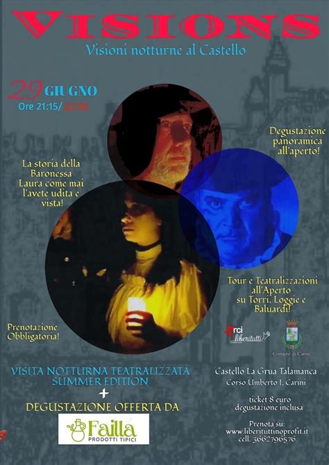 Tour Teatralizzato Con Degustazione Al Castello Di Carini Il Giugno