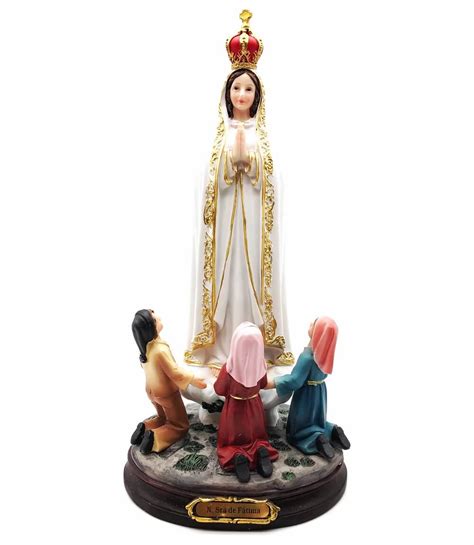 Imagem Escultura Nossa Senhora De F Tima Os Pastorinhos