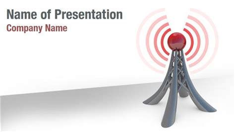 Radio Wave PowerPoint Templates PowerPoint Backgrounds For Radio Wave