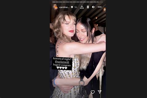 Caroline Polachek Shares a Warm Hug With Taylor Swift, Congratulates ...