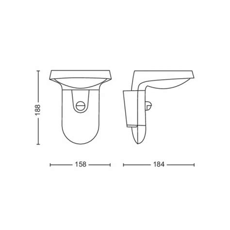 Philips Tyla Solar Ip Wall Light Sensor Lm