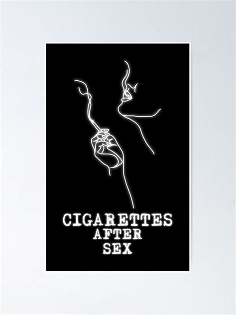 Cigarettes After Sex Poster Poster For Sale By Vishal Nair Redbubble