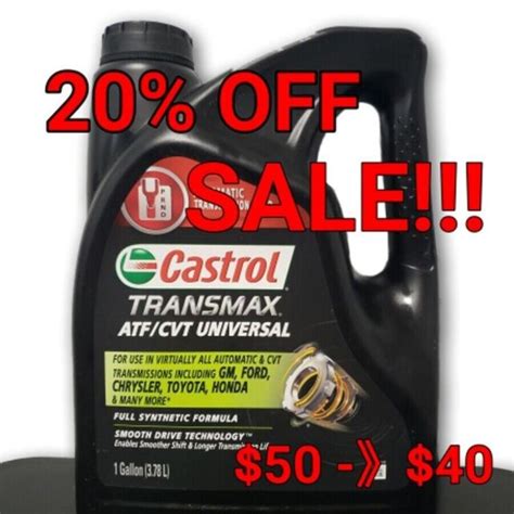 Castrol Transmax Atf Cvt Universal Automatic Transmission Fluid