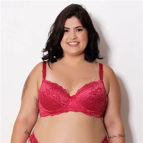 Sutiã Rendado Bojo 48 50 Lingerie BR Atacado para