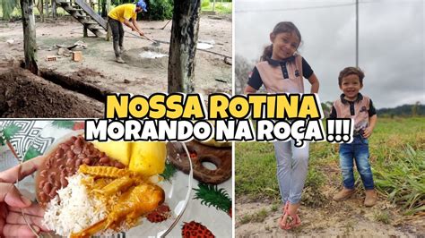 Rotina Morando Na Ro A Fiz Galinha Caipira Para Almo O De Domingo