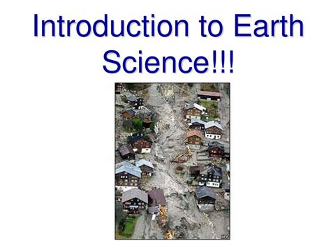 Introduction To Earth Science Ppt Download