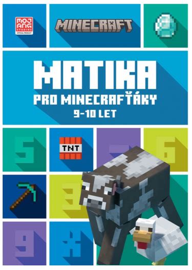 Kniha Minecraft Matika pro Minecrafťáky 9 10 let Xzone cz