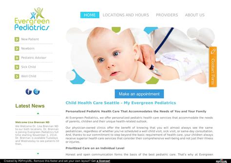 Child Care & Pediatrics In Washington - My Evergreen Pediatrics by myevergreen - Issuu