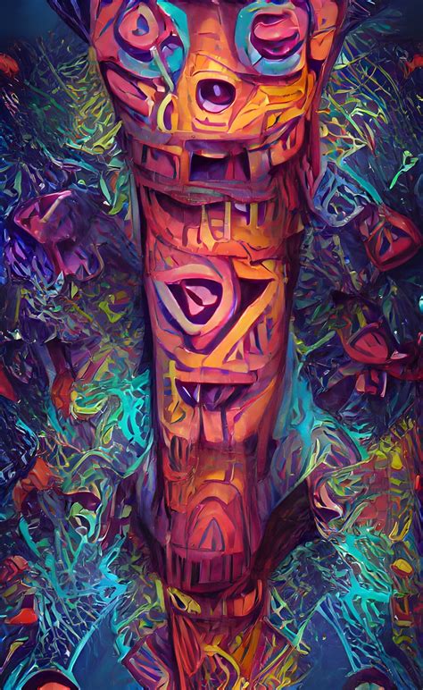 ArtStation - Totem Tribal 1000 Background pack | Artworks