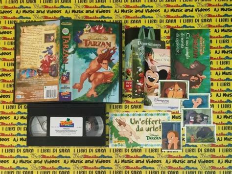 VHS FILM TARZAN 2000 WALT DISNEY VS 4804 I Classici FIGURINE F48 No