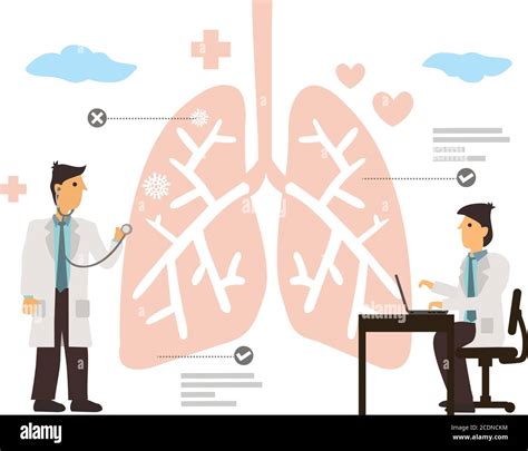 Inspecci N De Los Pulmones Por Los M Dicos De Salud Concepto De