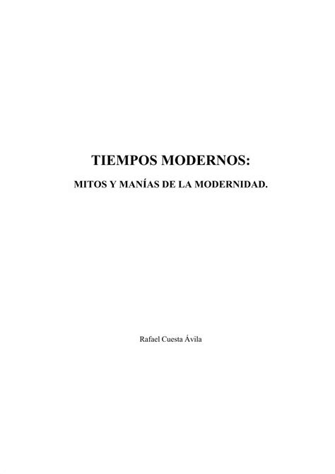 Pdf Cuesta Avila Tiempos Modernos Dokumen Tips