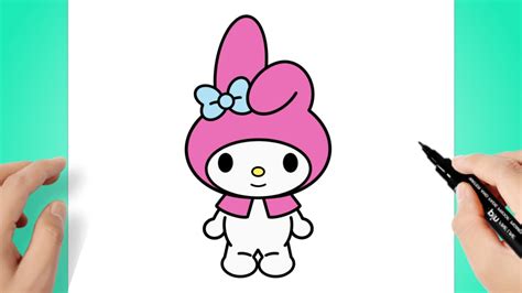 Como Desenhar My Melody - Como desenhar a My Melody - Como dibujar My Melody - Sanrio - YouTube