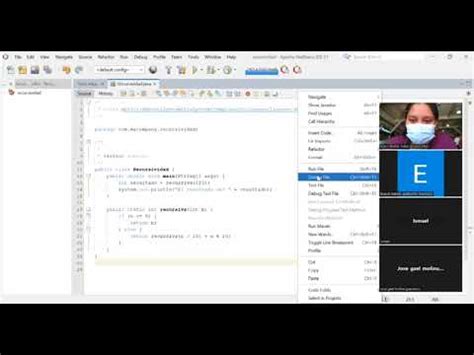 Ejemplo De Recursividad En Java Netbeans Youtube