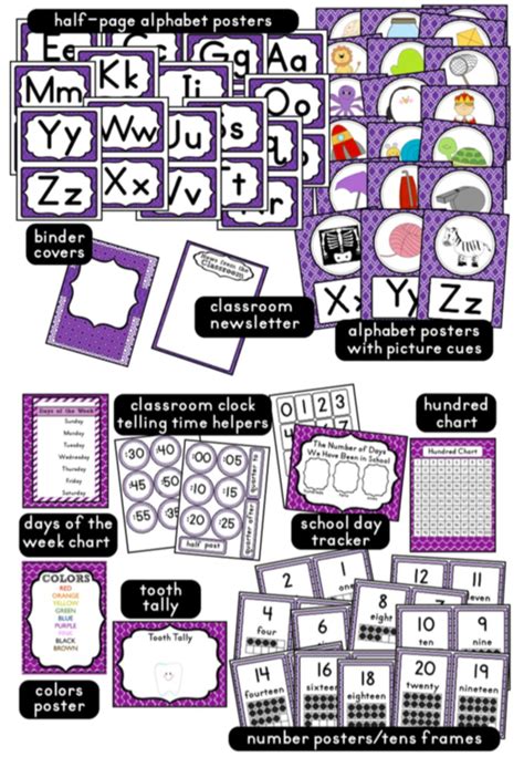 Purple Classroom Decor Theme For Elementary Teachers In 2025 Teaching With Jodi Durgin And Company