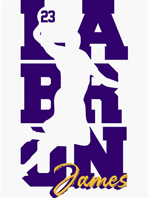 "Lebron James and Lakers " Sticker for Sale by kissipoynerl | Redbubble