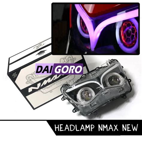 Jual Headlamp Nmax New Lampu Projie Depan HID All Nmax New Lampu Depan