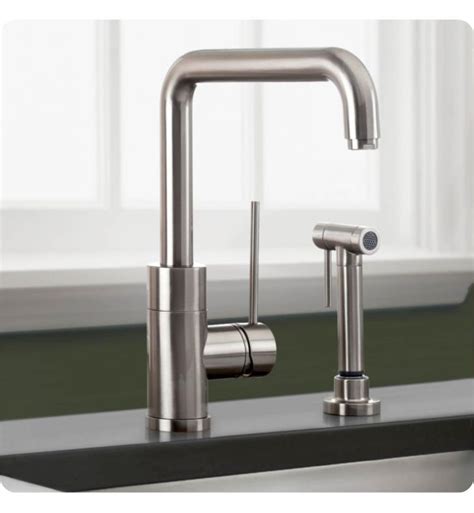 Blanco 440601 Purus I Single Handle Kitchen Faucet With Side Spray In