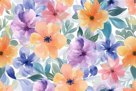 Premium Photo | A colorful floral background with colorful flowers