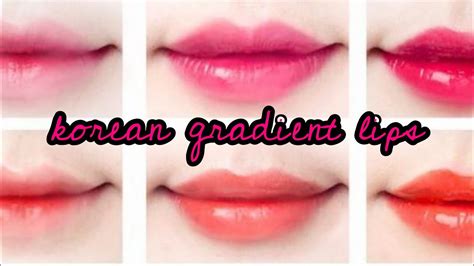 Gradient Lips Tutorial How To Create The Famous Korean Gradient Lips Youtube