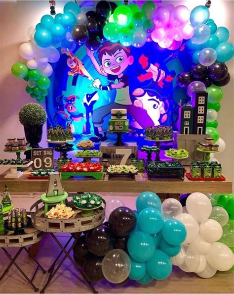 Festa Ben 10 Todos Os Elementos Para Uma Decoração Radical Bolo Do Ben