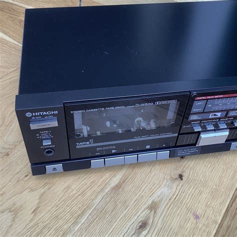 Hitachi D W500 Stereo Cassette Deck Tape Player Needs Belts Ebay