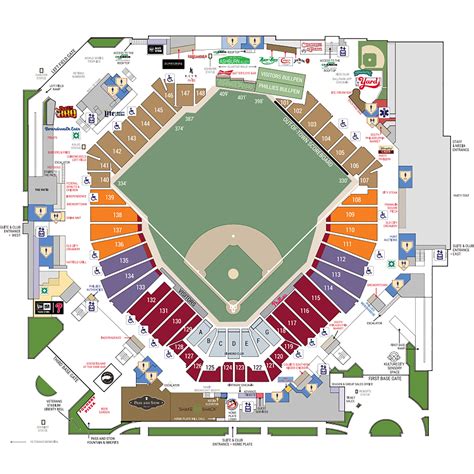 Citizens Bank Park Seating Chart With Row Numbers - Bios Pics