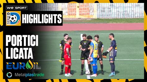 Portici Vs Licata Serie D Girone I Giornata 31 YouTube