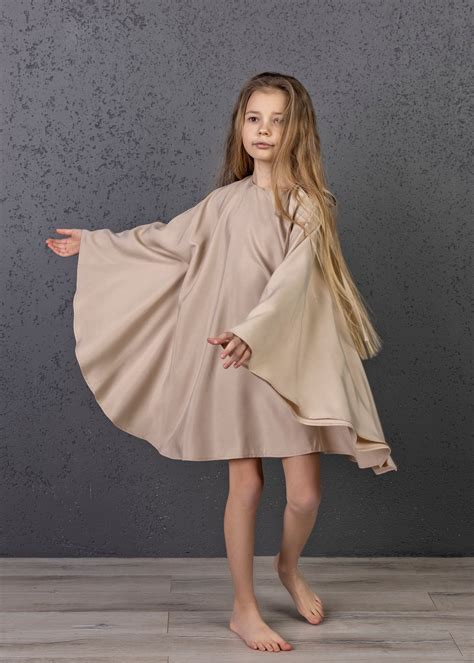 Elegant Flower Girl Dress Beige Flower Girl Dress Luxury Etsy