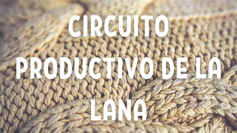 Circuito Productivo De La Lana Youtube