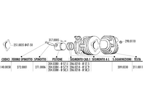 Kit Cylindre Polini Sport Cc Mm Ape Vespa