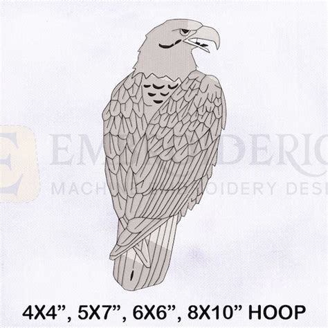 Falcon Embroidery Designs Etsy