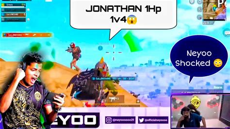 Jonathan Latest 1Hp 1v4 In Pecado Neyoo Shocked By Johny Aim Accuracy