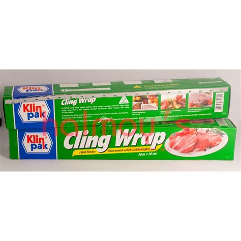 Jual Plastik Wrapping Cling Wrap Klin Pak M X Cm Box Shopee