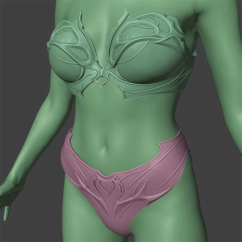 Shadowheart Underwear Set Baldurs Gate 3 3d Model 3d Printable Cgtrader