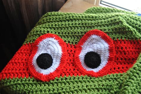 Tmnt Blanket Crochet Pattern Teenage Mutant Ninja Turtle Pdf Etsy