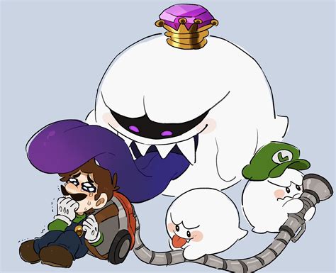 Luigi Boo And King Boo Mario And 1 More Drawn By Mimimi