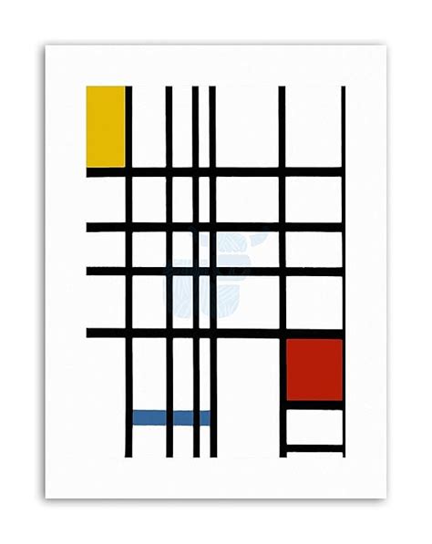 Wee Blue Coo Piet Mondrian Cubes Poster Painting Old Master