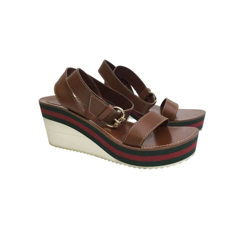 Gucci Wedge Sandals Luxe Du Jour