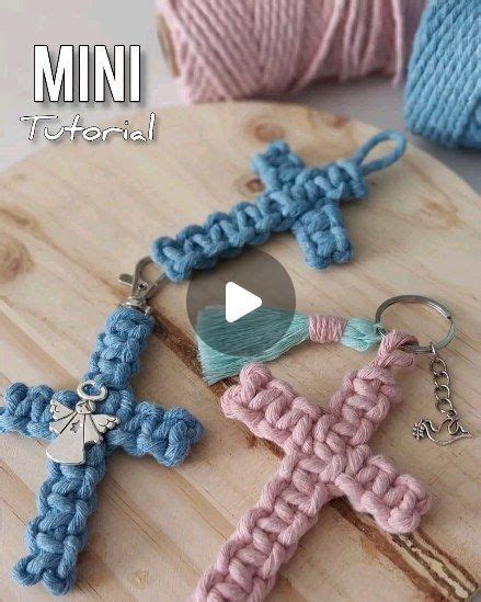 Adora Tu Arte On Instagram Mini Tutorial Llavero De Cruz En Macrame