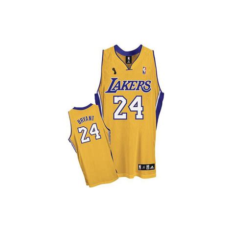 Mens Los Angeles Lakers Kobe Bryant Swingman Gold Home Champions Patch Adidas Jersey